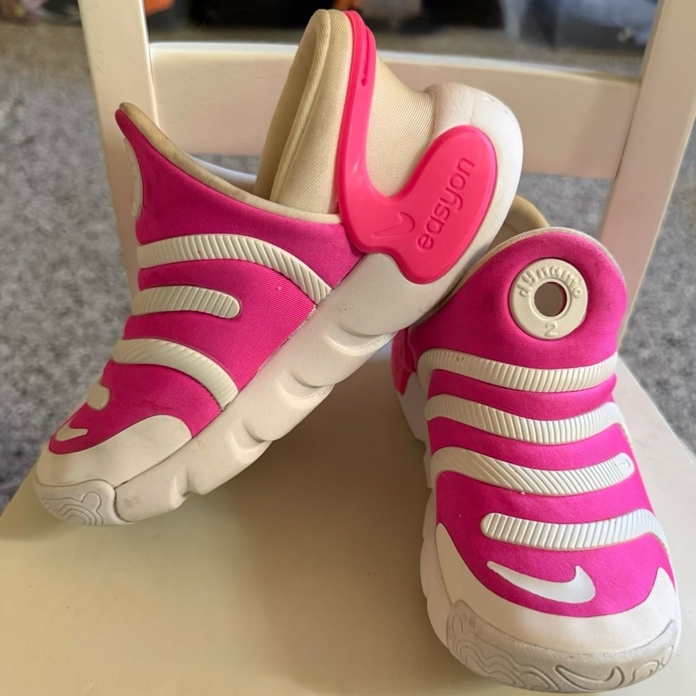 Nike Kids Pink Easy On Gym Shoes